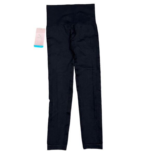 NWT Homma Activewear L Black Leggings High Waist Tummy Compression Slimming Body - Picture 12 of 12